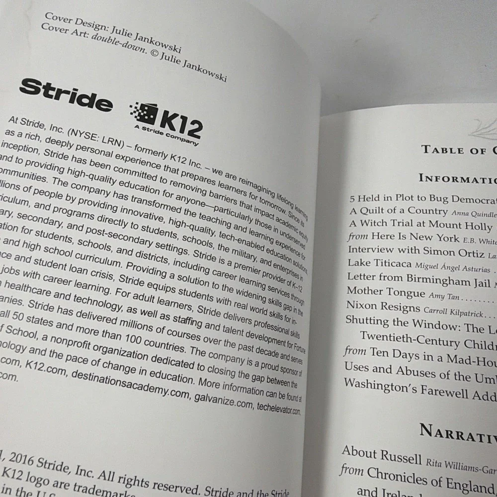 Explorations In Literature K12 Summit‎ Curriculum Grades 9 & 10 PB 2016 Textbook